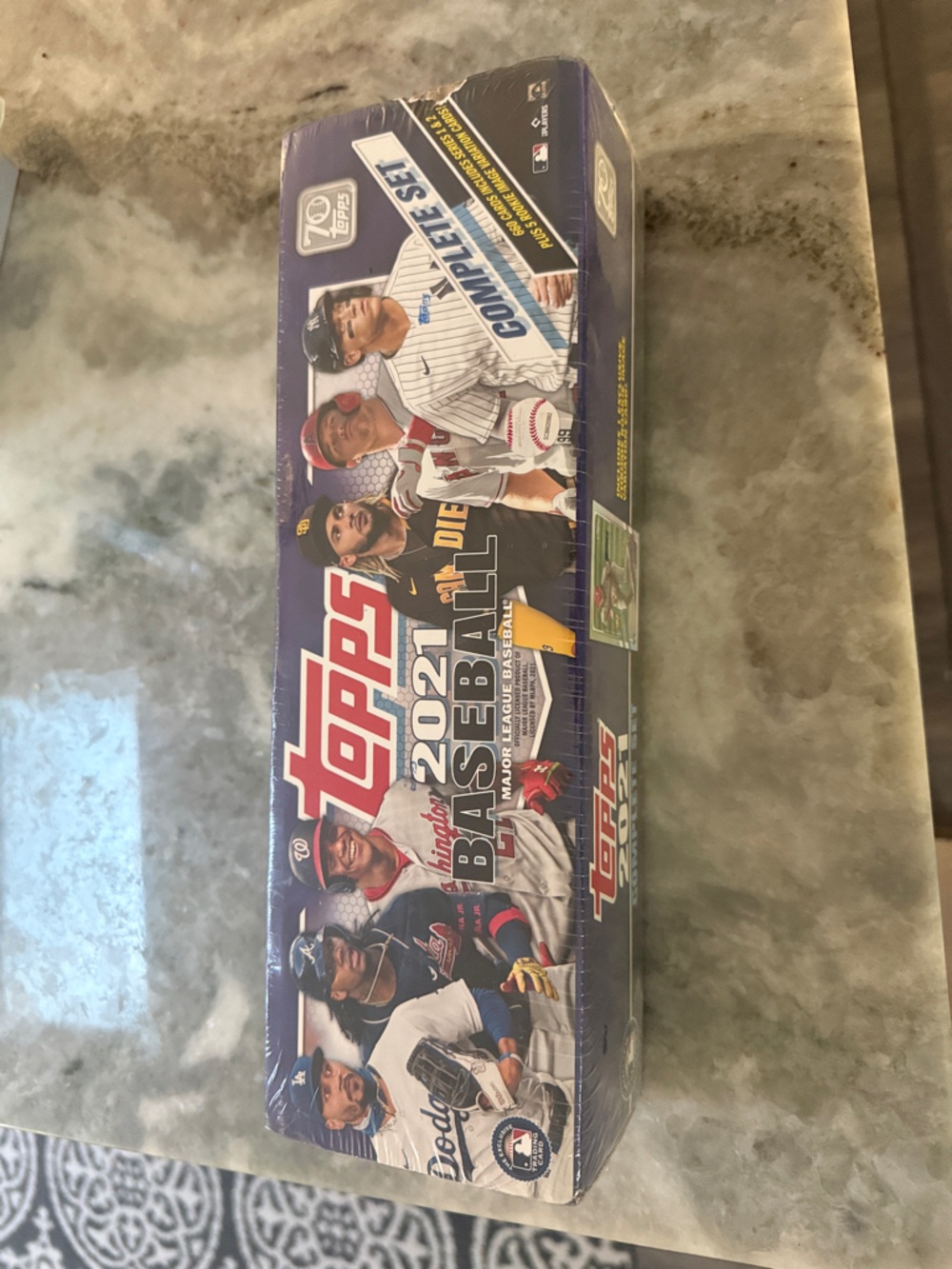 Topps 2021 Baseball Complete Set - Purple Box with Red Logo